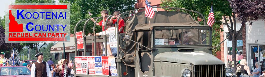 Kootenai County Republicans at the Rathdrum Days Parade