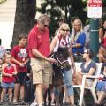 Republicans and a pony hand out American flags at the Coeur d'Alene Independence Day Parade - Photo courtesy of 29k Productions