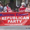 The KCRCC banner used at parades, the fair and other local Republican Party events - Photo courtesy of 29k Productions