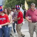 Kootenai County Republicans greet spectators and hand out flags along the parade route - Photo courtesy of 29k Productions