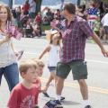 The Locke Family enjoyed participating in Coeur d'Alene's 4th of July Parade - Photo courtesy of 29k Productions