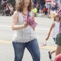 Jennifer Locke, Precinct 13 committeewoman at the parade - Photo courtesy of 29k Productions