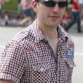 KCRCC Youth Committeeman Dirk Mendive walks in the American Heroes Parade through downtown Coeur d'Alene - Photo courtesy of 29k Productions