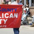 Kootenai County Republican Party Parade Banner - Photo courtesy of 29k Productions