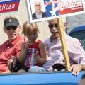 Idaho State Senator Bob Nonini and Representative Ron Mendive at the 2014 Rathdrum Days Parade - Photography Courtesy of 29k Productions